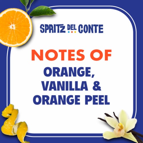 Spritz Del Conte Classico Aperitif-Style Italian Spritz Cocktail Perspective: left