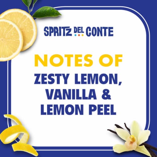 Spritz Del Conte Lemoncello Italian Aperitif-Style Spritz Cocktail Perspective: left