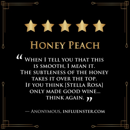 Stella Rosa Brandy Honey Peach Italian Brandy Perspective: left