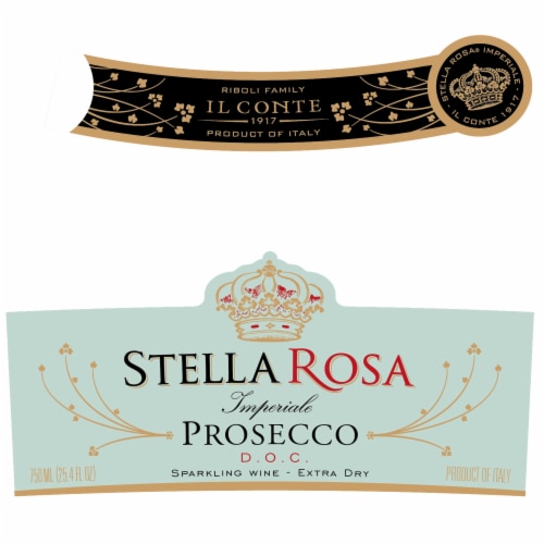 Stella Rosa Imperiale Prosecco DOC Sparkling Italian White Wine Perspective: left