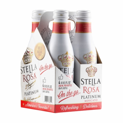 Stella Rosa Platinum Semi-Sweet White Wine Perspective: left