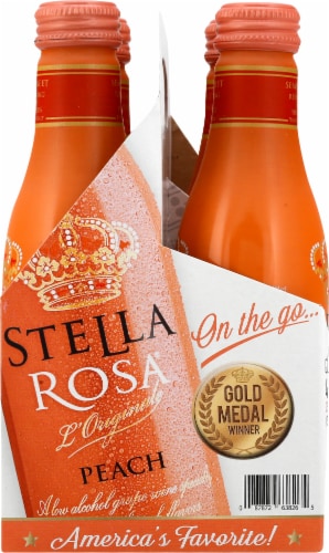 Stella Rosa Peach Wine Perspective: left