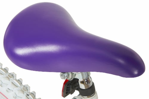 Dynacraft Children's Fire Fly Bicycle - White/Purple/Pink Perspective: left
