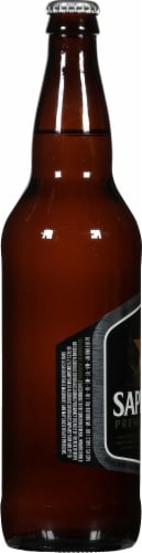 Sapporo Premium Beer Bottle Perspective: left
