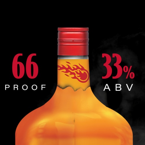 Fireball Hot Cinnamon Blended Whisky Perspective: left
