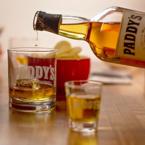 Paddy's Irish Whiskey Perspective: left