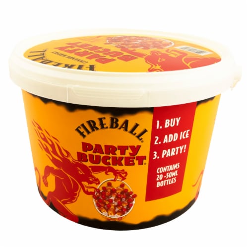 Fireball Party Bucket Cinnamon Whisky Perspective: left