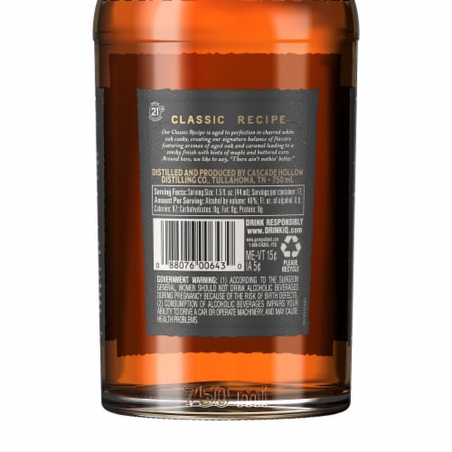 George Dickel Whiskey - American Classic Recipe Perspective: left