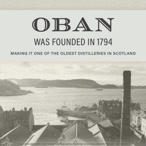 Oban Whisky - Single Malt Scotch 18YO Perspective: left