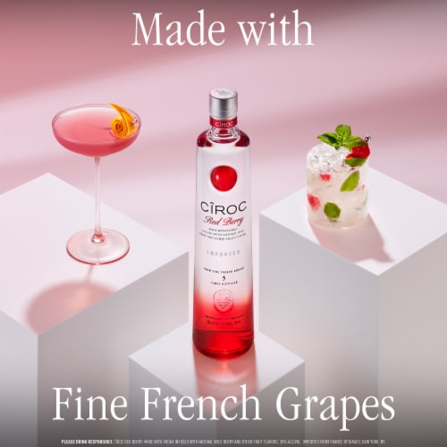 Ciroc Vodka Red Berry Perspective: left