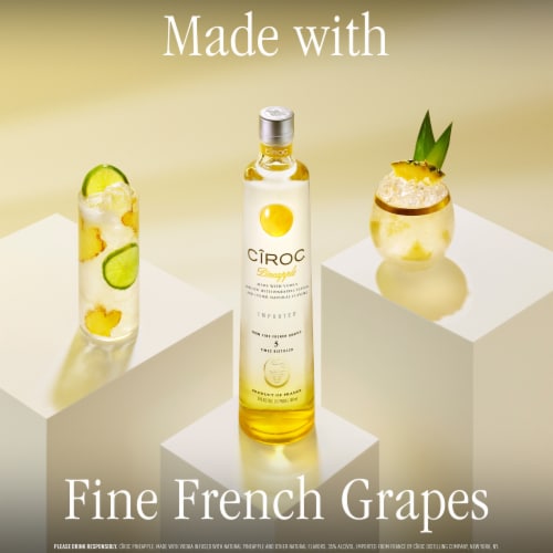 Ciroc Vodka Pineapple Perspective: left