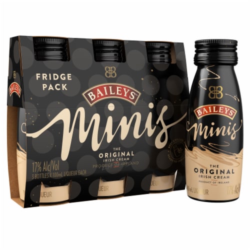 Baileys Minis The Original Irish Cream Liqueur Perspective: left