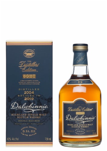 Dalwhinnie Distillers Edition Highland Single Malt Scotch Whisky Perspective: left