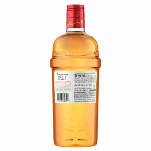 Tanqueray Sevilla Orange Gin Perspective: left