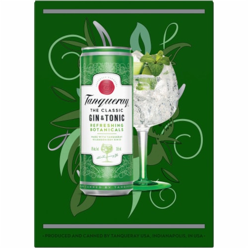 Tanqueray London Dry Gin & Tonic, 4 cans / 12 fl oz - QFC