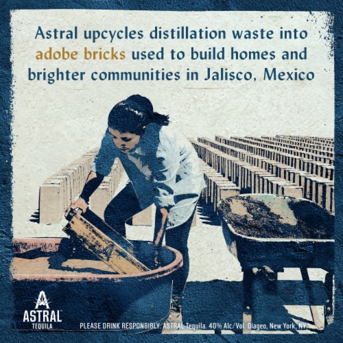 Astral Tequila Reposado Perspective: left