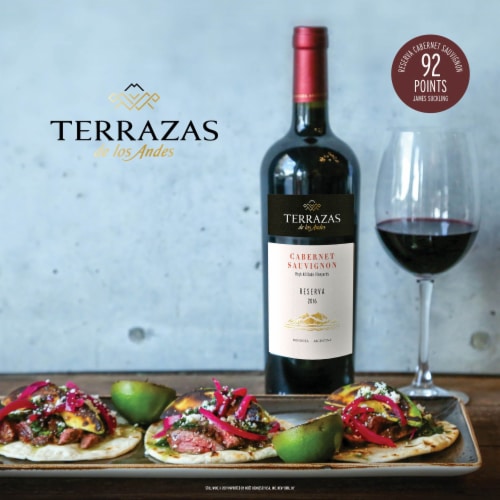Terrazas De Los Andes Reserva Cabernet Sauvignon Perspective: left