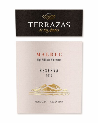 Terrazas de los Andes Reserva Malbec Red Wine Perspective: left