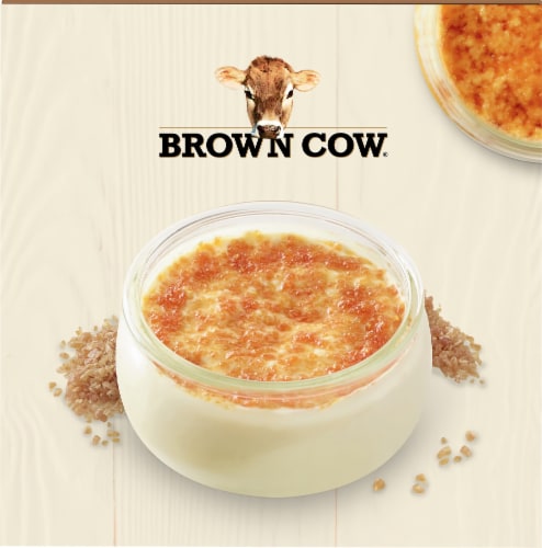 Brown Cow® Creme Brulee Perspective: left