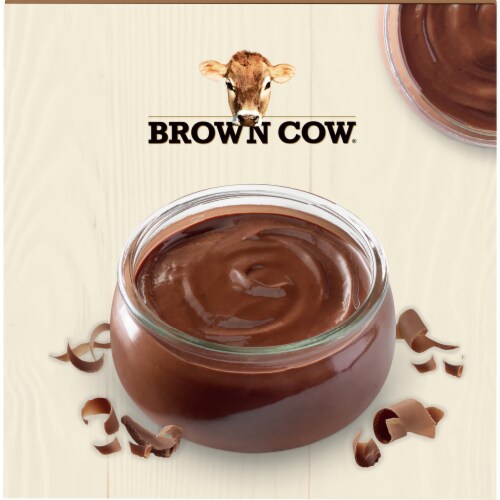 Brown Cow® Chocolate Pot de Creme Perspective: left