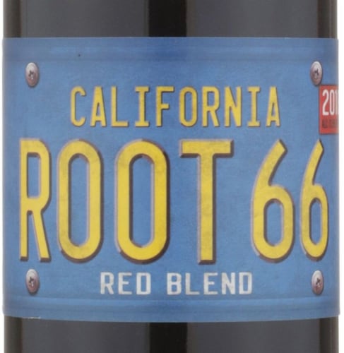 Root 66 California Red Blend Wine Perspective: left