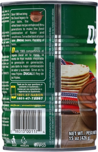 Ducal Refried Red Beans Perspective: left