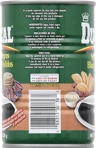 Ducal® Black Refried Beans Perspective: left