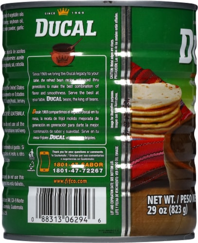 Ducal Refried Black Beans Perspective: left