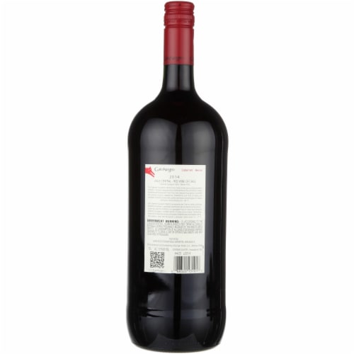 Gato Negro Cabernet Sauvignon/Merlot Blend Chile Red Wine Perspective: left