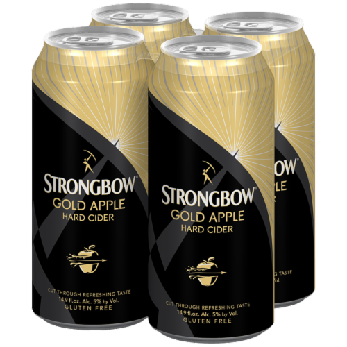 Strongbow Gold Apple Hard Cider Perspective: left