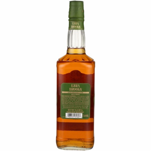 Ezra Brooks Straight Rye Whiskey Perspective: left