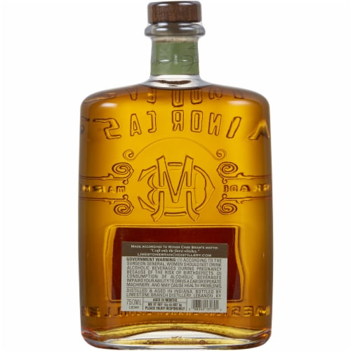 Minor Case Sherry Cask Finished Kentucky Straight Rye Whiskey Perspective: left