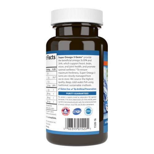 Carlson Super Omega-3 Fish Oil Perspective: left