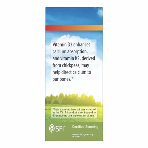 Carlson® Super Daily® Vitamin D3 + K2 Drops 50mcg & 45mcg Perspective: left