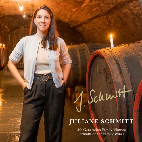 Schmitt Sohne Late Harvest Riesling German White Wine Perspective: left