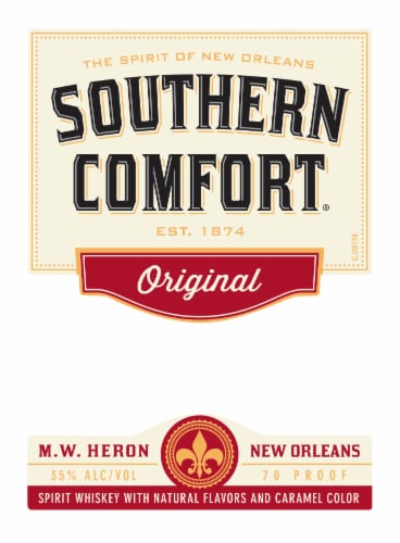 Southern Comfort Spirit Whiskey Perspective: left