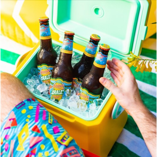 Shiner Orale Mexican-style Lager Craft Beer Perspective: left
