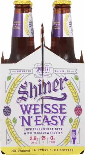 Shiner® Weisse 'N' Easy Wheat Beer Perspective: left
