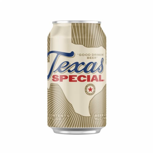 Texas Special Texan Lager Craft Beer Perspective: left