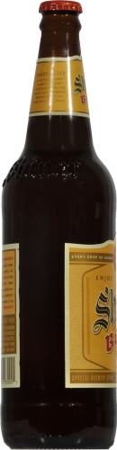Shiner Bock Beer Perspective: left