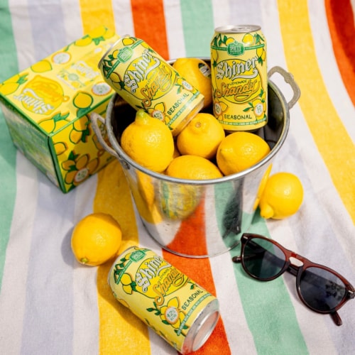 Shiner Lemonade Shandy Summer Seasonal Craft Beer Perspective: left