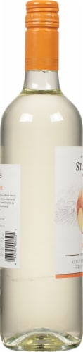 St. James Winery Peach Sweet Wine Perspective: left