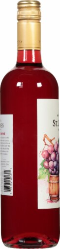 St. James Sweet Red Wine Perspective: left