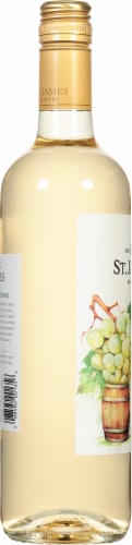 St. James Sweet White Wine Perspective: left