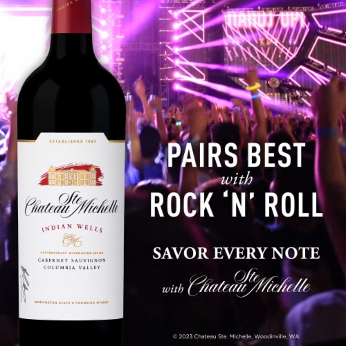 Chateau Ste Michelle Indian Wells Cabernet Sauvignon Washington Red Wine Perspective: left