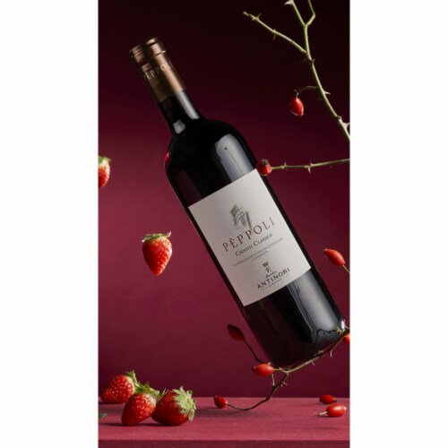 Antinori Peppoli Sangiovese Italy Red Wine Perspective: left