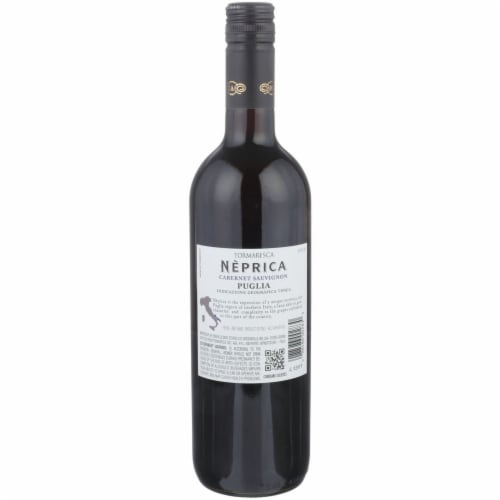 Tormaresca Neprica Cabernet Sauvignon Italy Red Wine Perspective: left