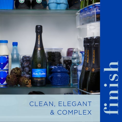 Nicolas Feuillatte Réserve Exclusive Brut Champagne French Sparkling Wine Perspective: left