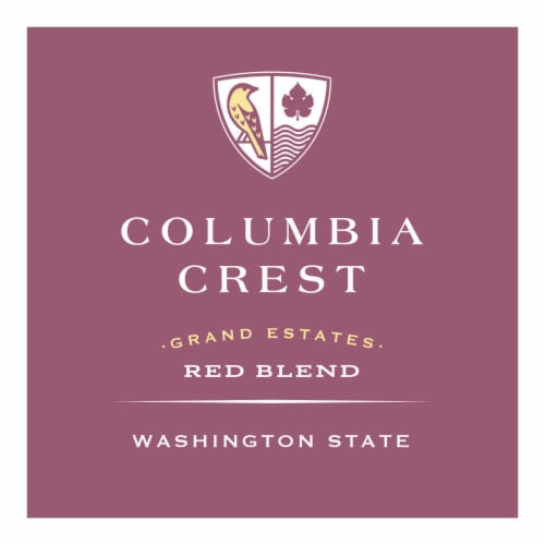 Columbia Crest Grand Estates Red Blend Washington Red Wine Perspective: left
