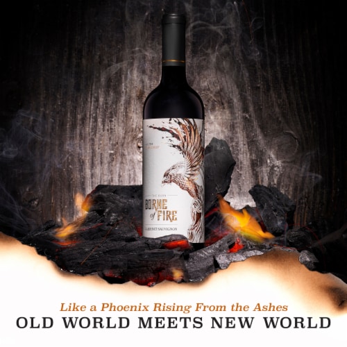 Borne of Fire Cabernet Sauvignon Washington Red Wine Perspective: left